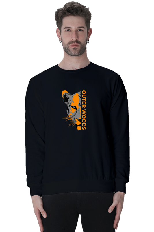 Outer Woods Men's Cheetah Printed Sweatshirt