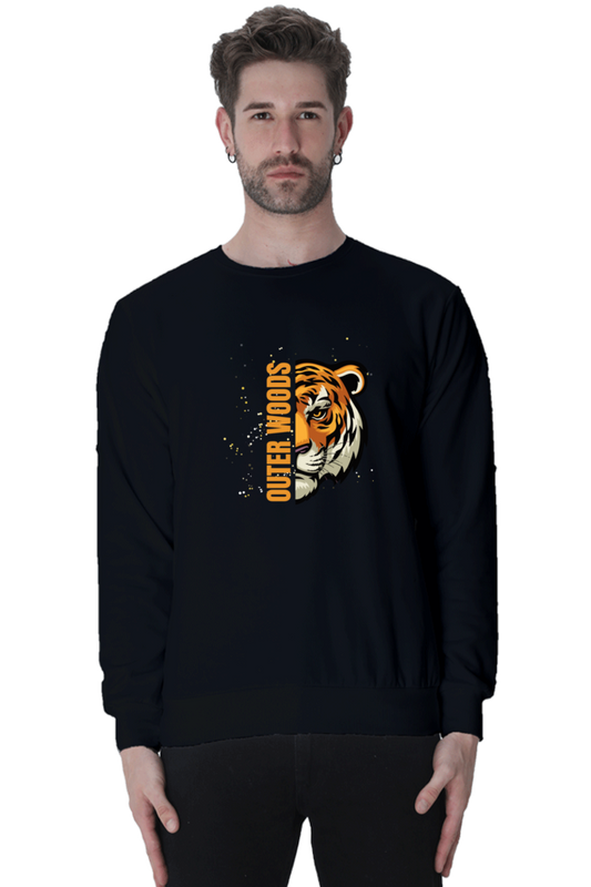 Outer Woods Men's Tiger Printed Sweatshirt