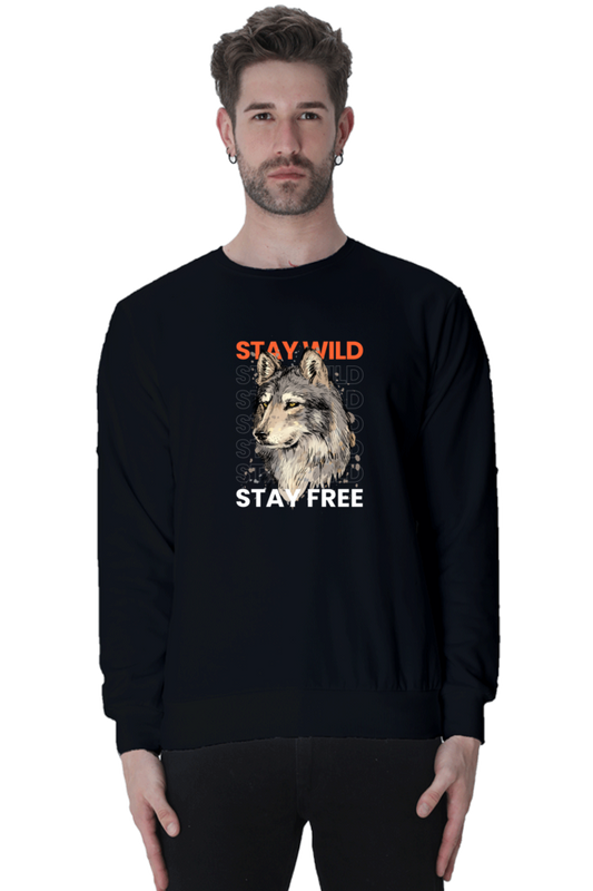 Outer Woods Men's Stay Wild Printed Sweatshirt