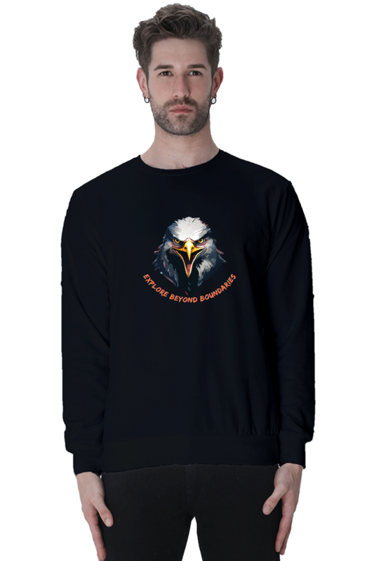 Outer Woods Men's Explore Beyond Boundaries Printed Sweatshirt