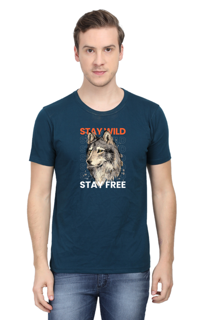 Outer Woods Men's Stay Wild Printed T-shirt