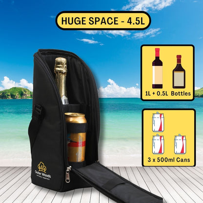 Outer Woods Insulated 1.5 Bottle Cooler Bag