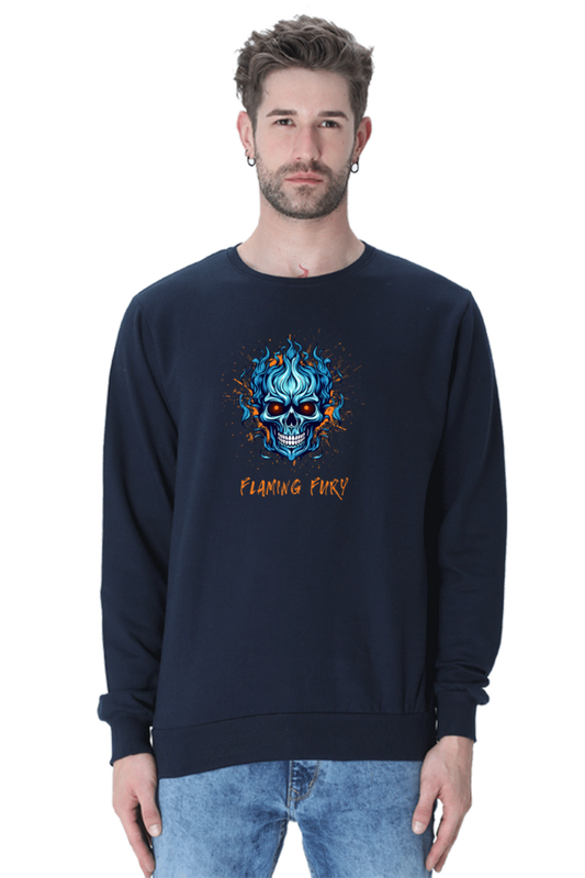 Outer Woods Men's Flaming Fury Printed Sweatshirt