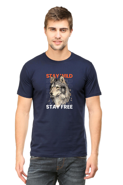 Outer Woods Men's Stay Wild Printed T-shirt