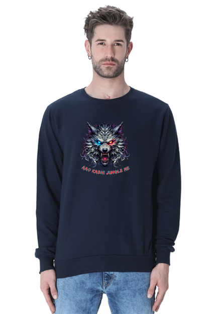 Outer Woods Men's Wild Wolf Printed Sweatshirt