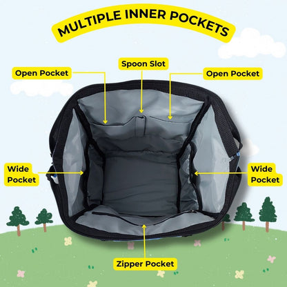 Outer Woods Baby Diaper Bag with Insulated Bottle Compartment