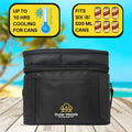 Outer Woods Insulated 6 Can Cooler Bag with Dual Insulated Compartments | Beer Cooler | Insulated Bag | Soft Cooler | Hot Cold Bag | Lunch Bag