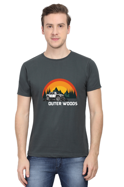 Outer Woods Men's Wild Trail Graphic Printed T-Shirt