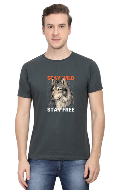 Outer Woods Men's Stay Wild Printed T-shirt