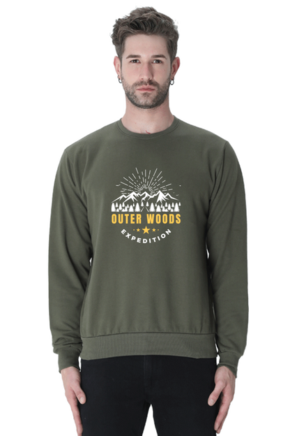 Outer Woods Men's Expedition Graphic Printed Sweatshirt