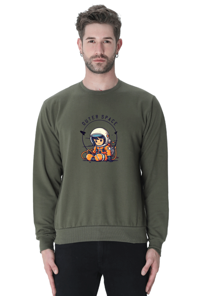 Outer Woods Men's Outer Space Graphic Printed Sweatshirt