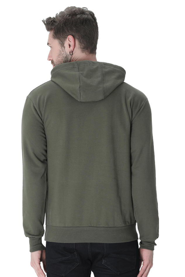 Outer Woods Men's Explore Beyond Boundaries Printed Hooded Sweatshirt