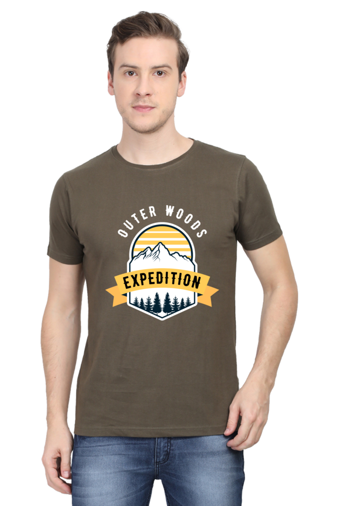 Outer Woods Men's Expedition Graphic Printed T-Shirt