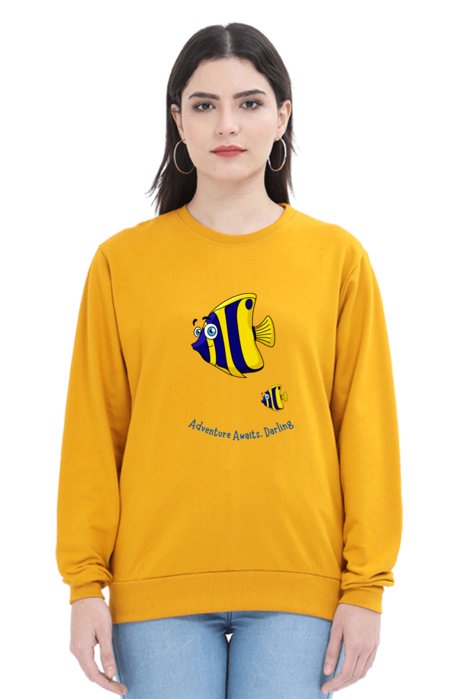 Outer Woods Women's Adventure Awaits Printed Sweatshirt