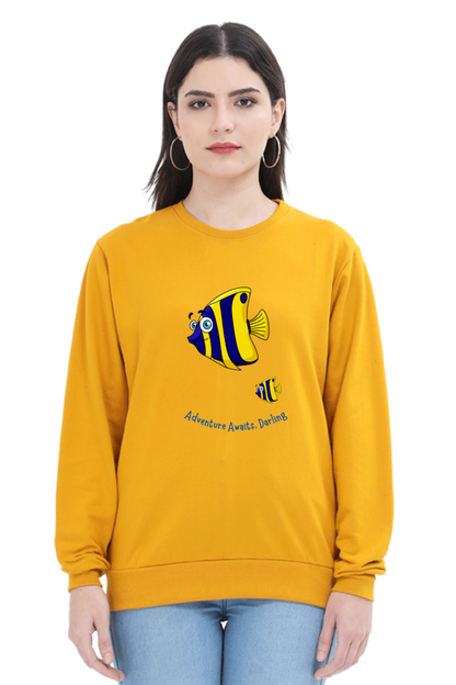 Outer Woods Women's Adventure Awaits Printed Sweatshirt