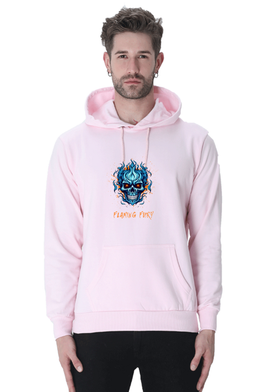 Outer Woods Men's Flaming Fury Printed Hooded Sweatshirt