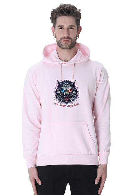 Outer Woods Men's Wild Wolf Printed Hooded Sweatshirt