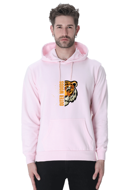 Outer Woods Men's Tiger Printed Hooded Sweatshirt