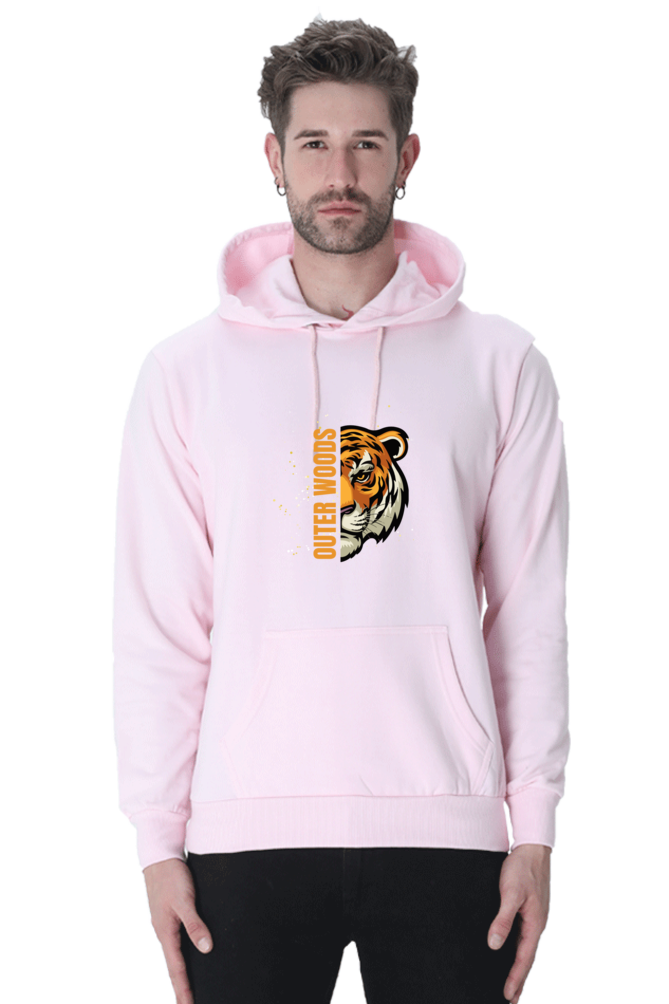 Outer Woods Men's Tiger Printed Hooded Sweatshirt