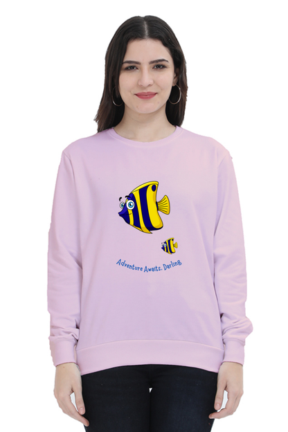 Outer Woods Women's Adventure Awaits Printed Sweatshirt