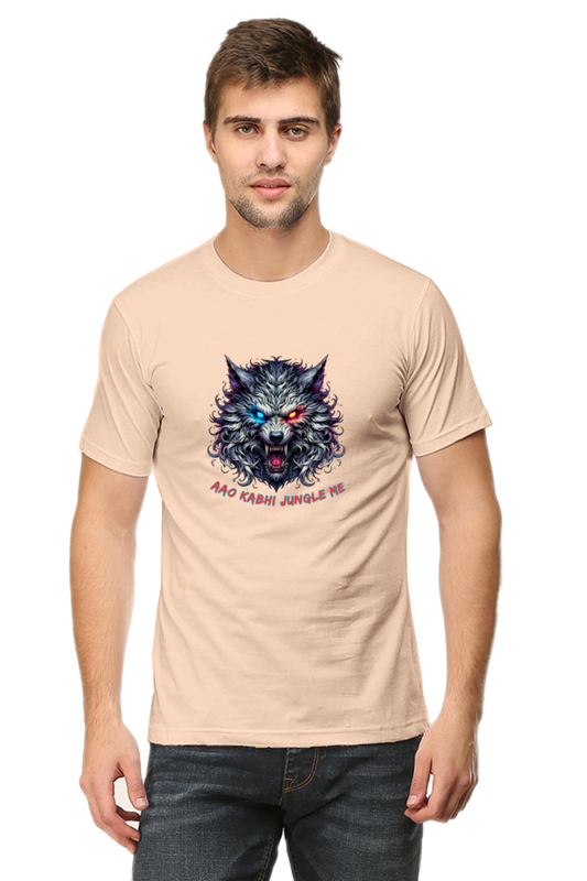 Outer Woods Men's Wild Wolf Printed T-Shirt