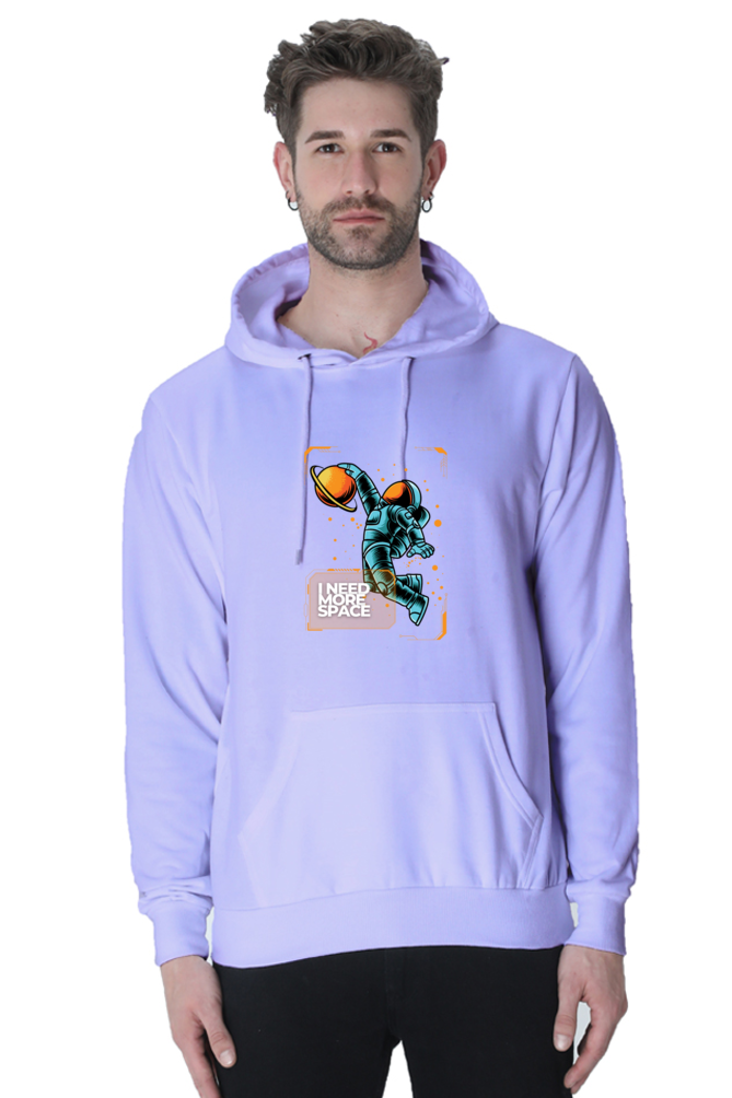 Outer Woods Men's Need More Space Graphic Printed Hooded Sweatshirt