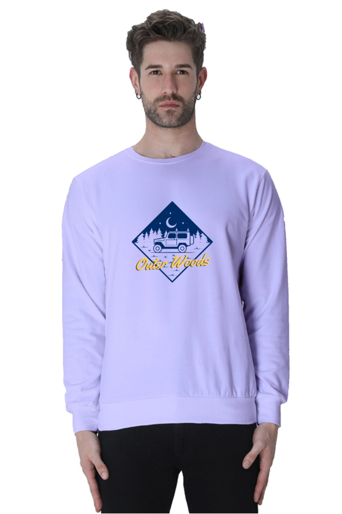 Outer Woods Men's Night Sky Graphic Printed Sweatshirt