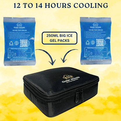 Outer Woods Insulated Insulin Cooler Bag Plus – Compact and Durable Design for Diabetic Travel