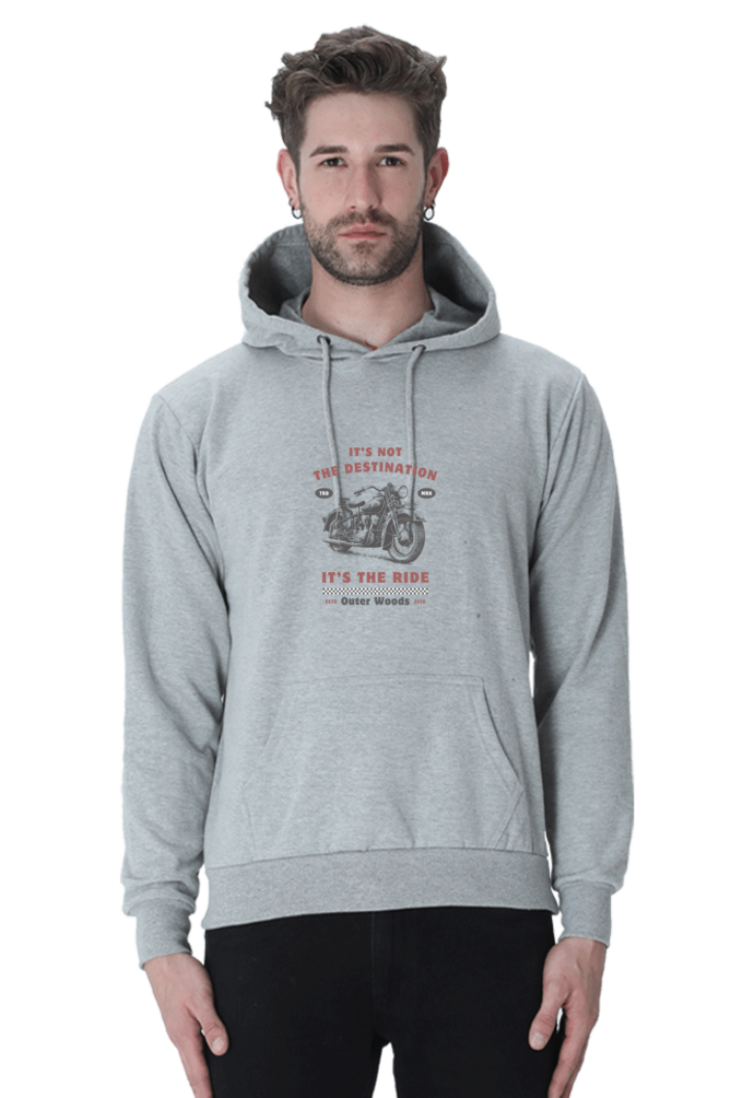 Outer Woods Men's Destination Graphic Printed Hooded Sweatshirt