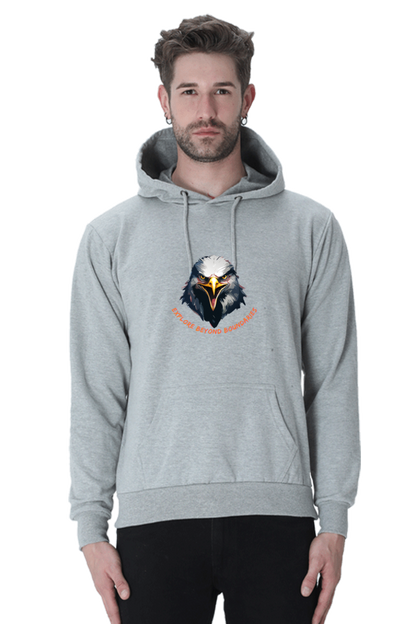 Outer Woods Men's Explore Beyond Boundaries Printed Hooded Sweatshirt