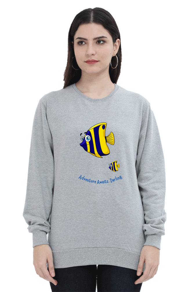 Outer Woods Women's Adventure Awaits Printed Sweatshirt