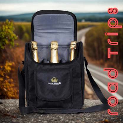 Outer Woods Insulated 3 Bottle Cooler Bag