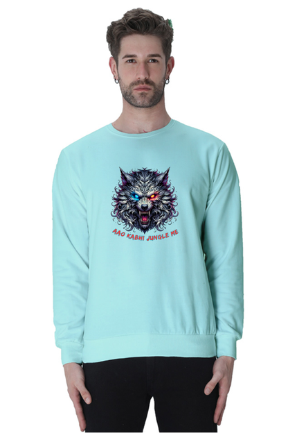 Outer Woods Men's Wild Wolf Printed Sweatshirt