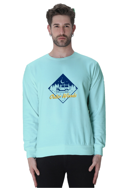 Outer Woods Men's Night Sky Graphic Printed Sweatshirt