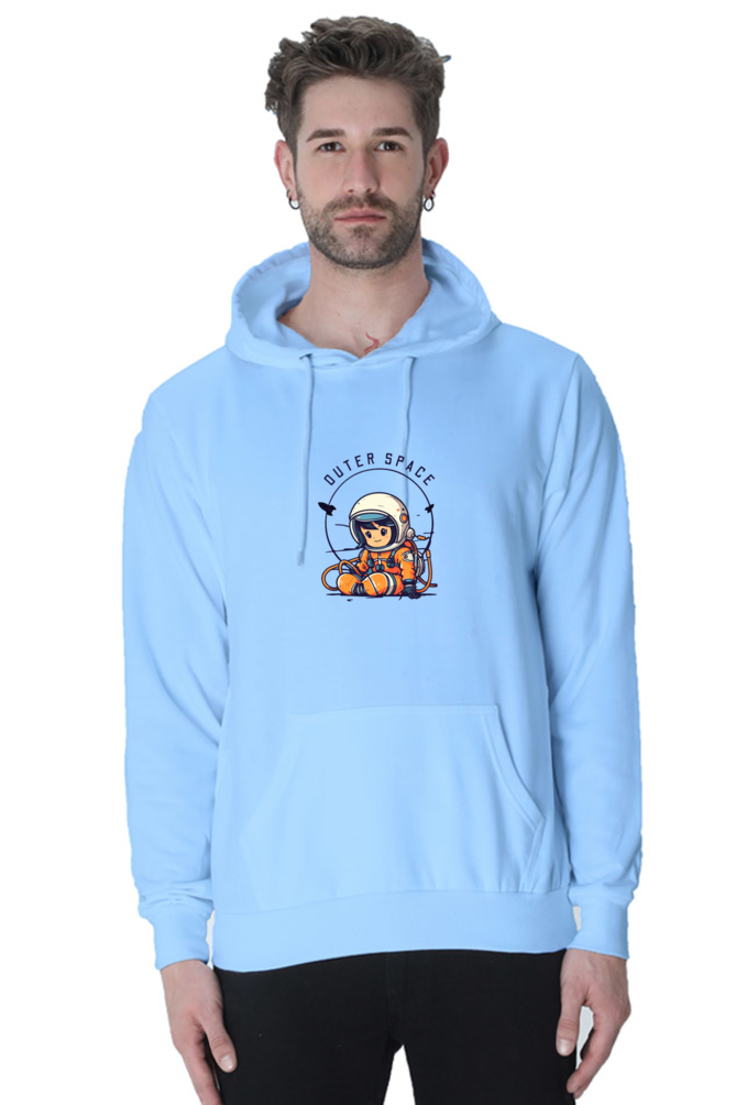 Outer Woods Men's Outer Space Graphic Printed Hooded Sweatshirt