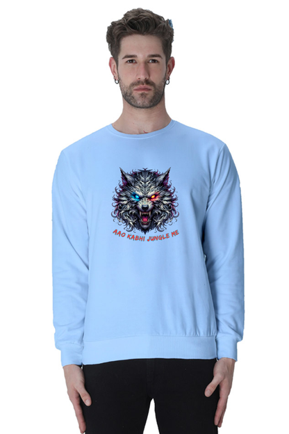 Outer Woods Men's Wild Wolf Printed Sweatshirt