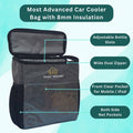 Outer Woods Insulated Cooler Bag for Cars & SUVs | Beverage Cooler Bag | Insulated Bag | Bottle Bag | Beer Cooler Bag | Hot Cold bag | Soft Cooler Bag | Car Accessories