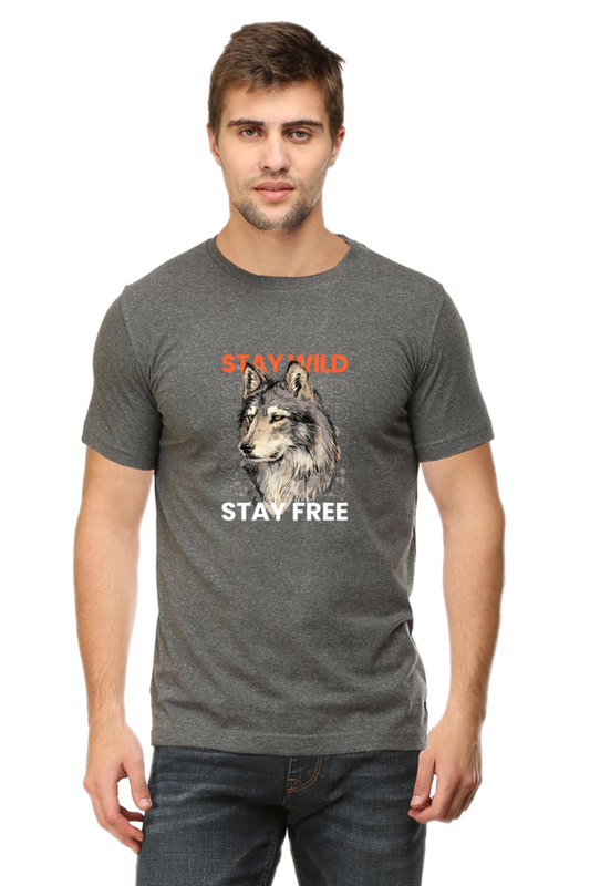 Outer Woods Men's Stay Wild Printed T-shirt