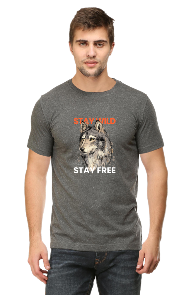 Outer Woods Men's Stay Wild Printed T-shirt