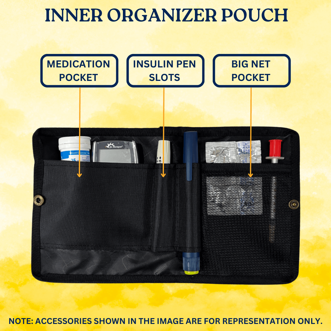 Outer Woods Insulated Insulin Cooler Bag Plus – Compact and Durable Design for Diabetic Travel