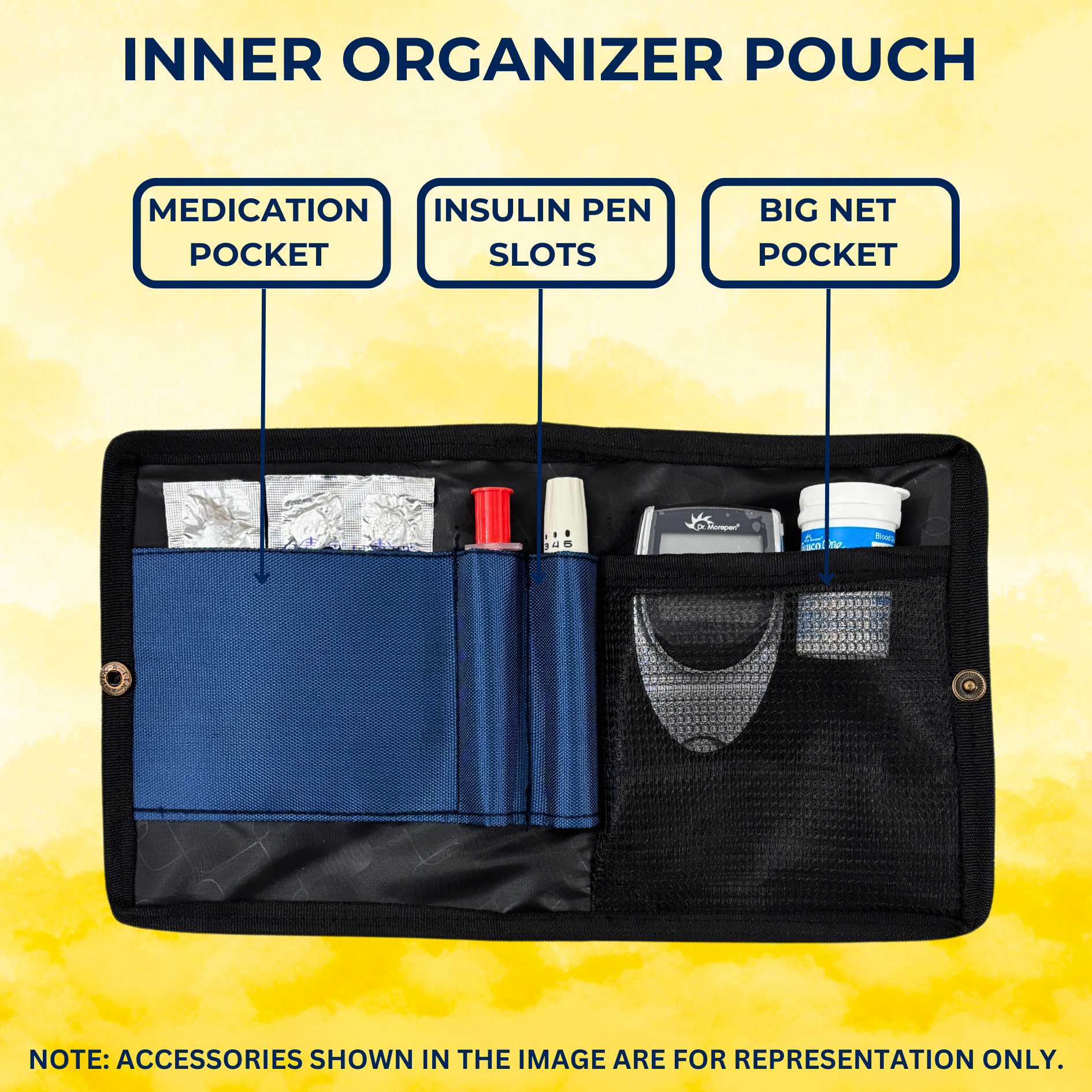 Outer Woods Insulated Insulin Cooler Bag Plus