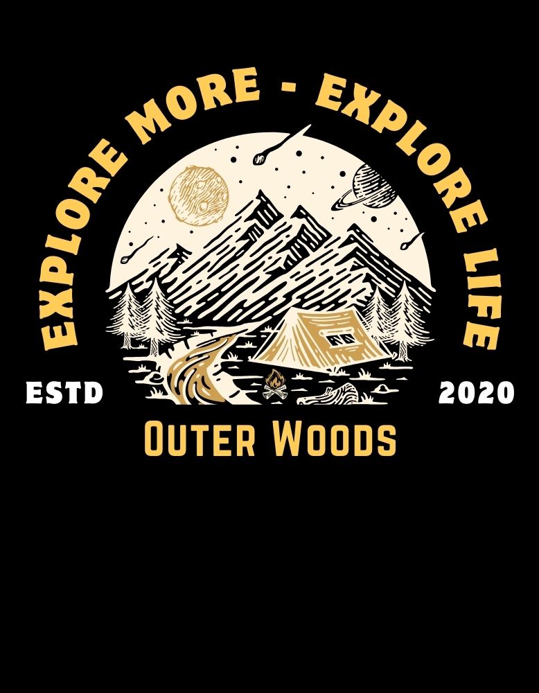 Outer Woods Men's Explore More Explore Life Graphic Printed T-Shirt