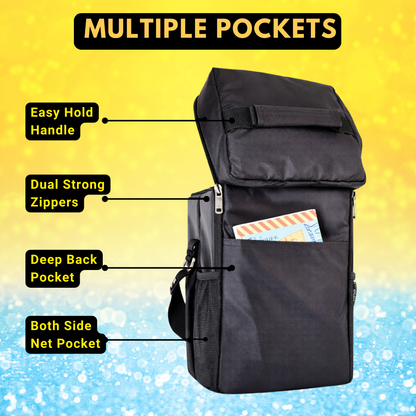 Outer Woods Insulated 4 Bottle Cooler Bag | 6+ Hours Cooling | Fits 4 x 1000ml Bottles | 4 x 100ml Ice Gel Packs Included