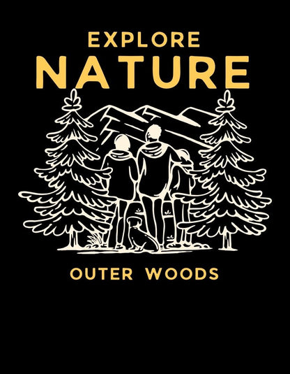Outer Woods Men's Explore Nature Graphic Printed Sweatshirt