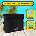 Outer Woods Insulated 6 Can Cooler Bag with Dual Insulated Compartments | Beer Cooler | Insulated Bag | Soft Cooler | Hot Cold Bag | Lunch Bag