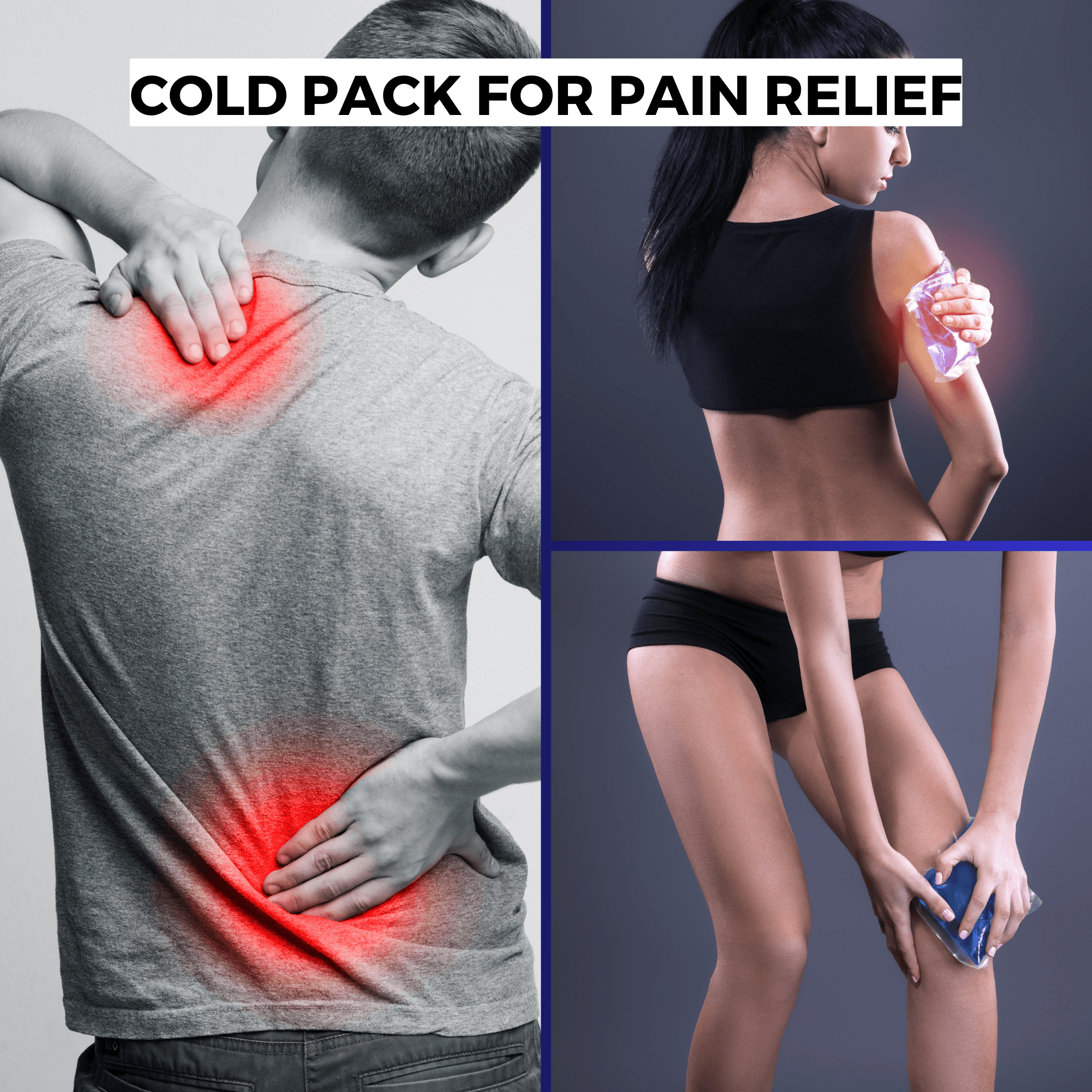 Outer Woods Ice Gel Packs 150ml | Set of 4 | Non-Toxic Leak-Proof Cold Gel Pads for Picnic, Travel, Vaccine, Insulin, Food & Drinks
