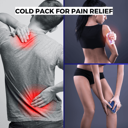 Outer Woods Ice Gel Packs 150ml | Set of 4 | Non-Toxic Leak-Proof Cold Gel Pads for Picnic, Travel, Vaccine, Insulin, Food & Drinks