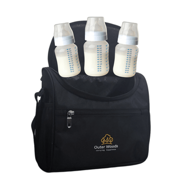 Outer Woods Breast Milk Cooler Bag for Mothers | Milk Cooler Bag | Insulated Milk Bottle Bag | Bottle Cooler Bag 