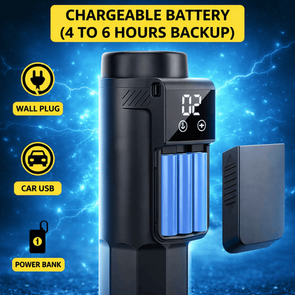 Insulin cooler travel case with digital display, USB charger, and insulin vials for temperature control and portability.