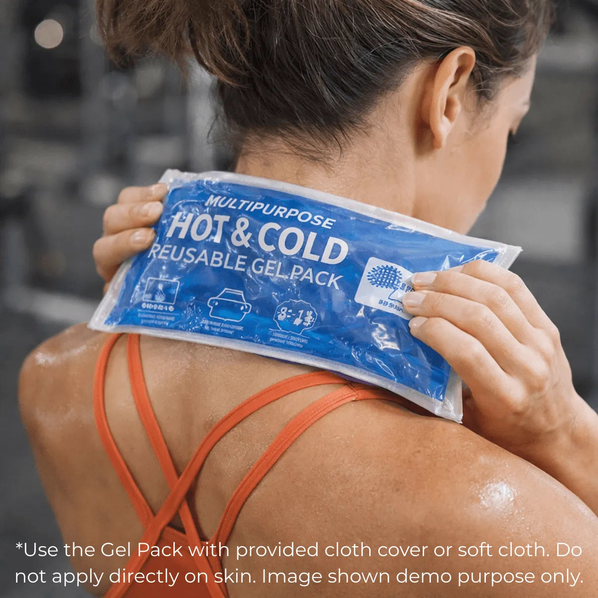 Outer Woods hot & cold reusable gel pack for muscle soreness, ideal ice pack for back pain and sports injuries.